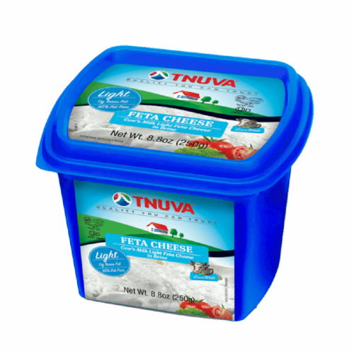 Tnuva Light Bulgarian Feta Cheese Perspective: front