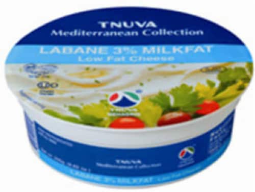 Tnuva Labane 3% Milkfat Low Fat Cheese Perspective: front
