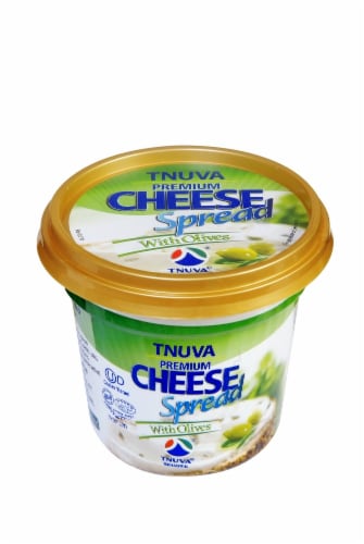 Tnuva Cheese Spread with Olives Perspective: front