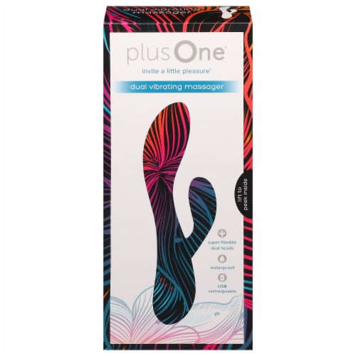 plusOne™ Dual Vibrating Massager Perspective: front