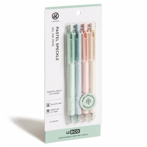 U Brands® Pastel Speckle Eco Gel Pens Perspective: front