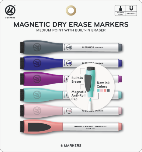 U Brands Dry Erase Markers - Pastel Perspective: front