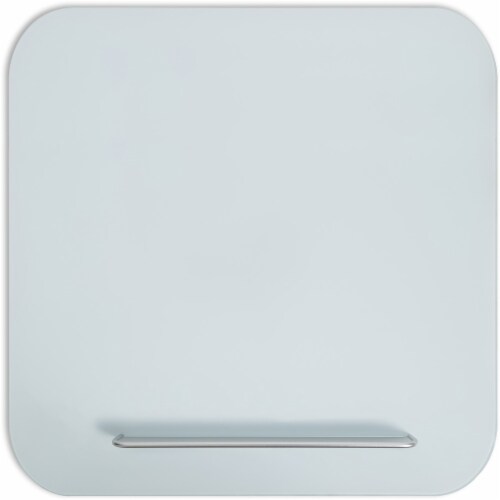 U Brands Magnetic White Glass Dry-Erase Board, 35
