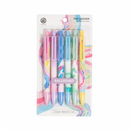 U Brands Laguna Ballpoint Ink Pens - Wavy Paints Perspective: front