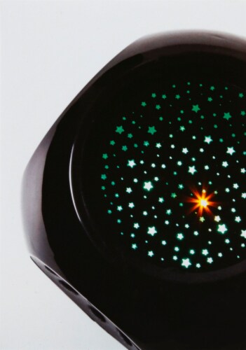 Sharper Image Star Projection Alarm Clock - Black Perspective: front
