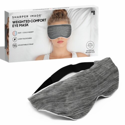 Sharper Image Weighted Comfort Eye Mask Perspective: front