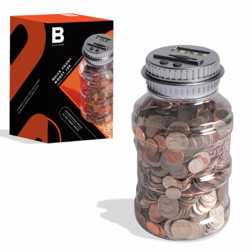 Black Series Quick Count Money Jar, 1 ct - Fry's Food Stores