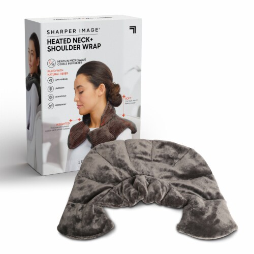 Sharper Image® Heated Neck+Shoulder Wrap Perspective: front