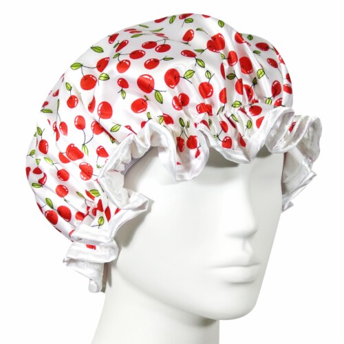 Satin shower cap deals