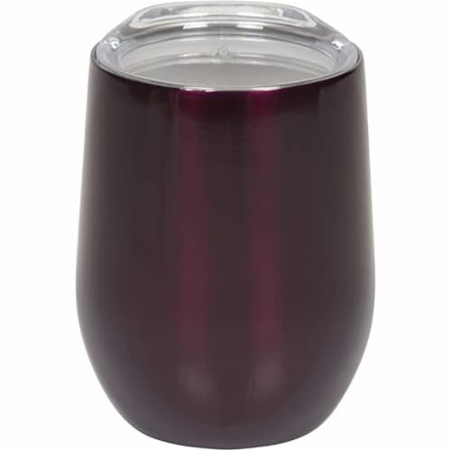 350mL WINE TUMBLER BURGUNDY Perspective: front