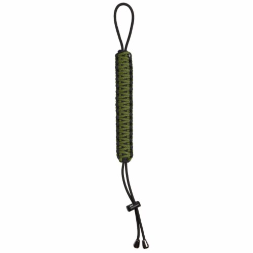 Paracord Icy-Hot Hydration Fifty & Fifty Olive Water Bottle Perspective: front