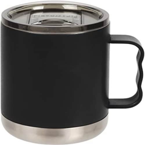 Icy-Hot Hydration T15000003 15 oz Double-Wall Vacuum Insulated Camp Mugs with Slide Lid, Matt Perspective: front