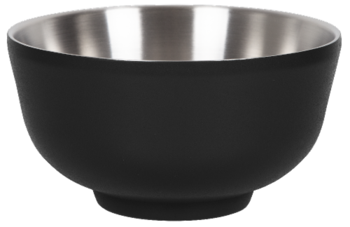 Fifty/Fifty Vacuum Insulated Bowl & Lid - Black Perspective: front