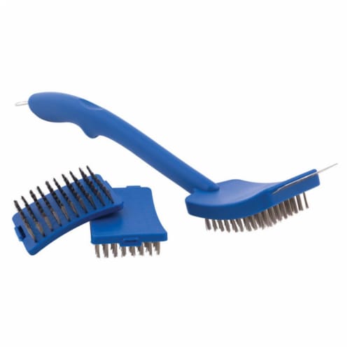 Grill Mark 8922148 ABS Plastic & Steel Wire Grill Brush Perspective: front