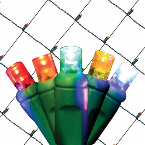 Celebrations Platinum LED Mini Multicolored 100 ct Net Christmas Lights