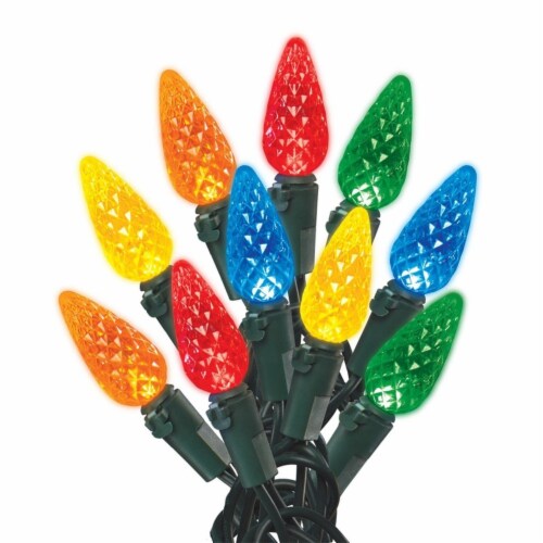 Celebrations LED C6 Multi color 100 count String Christmas Lights