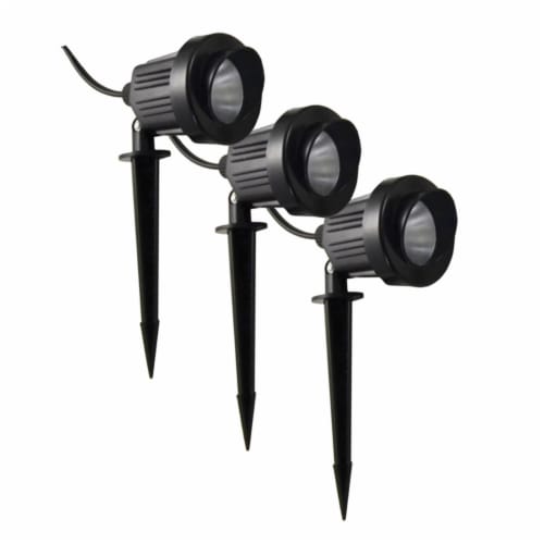Living Accents 3901121 4.5 watt Black Low Voltage LED Pathway Light & Spot Light Kit, Pack of Perspective: front