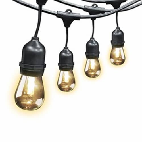 Living Accents LED Vintage Outdoor Light Set Warm White 20 ft. 10 lights Total Qty 1 Count of 1 King Soopers