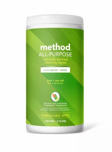 method  All-Purpose Cleaning Wipes, Pink Grapefruit, 30 ct