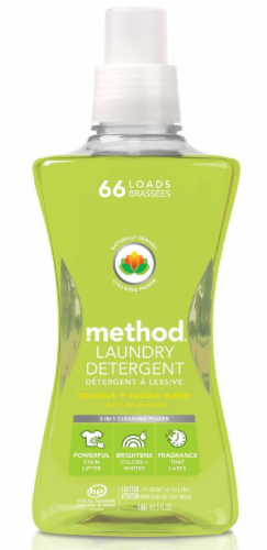 Method Coconut Cactus Water Laundry Detergent Perspective: front