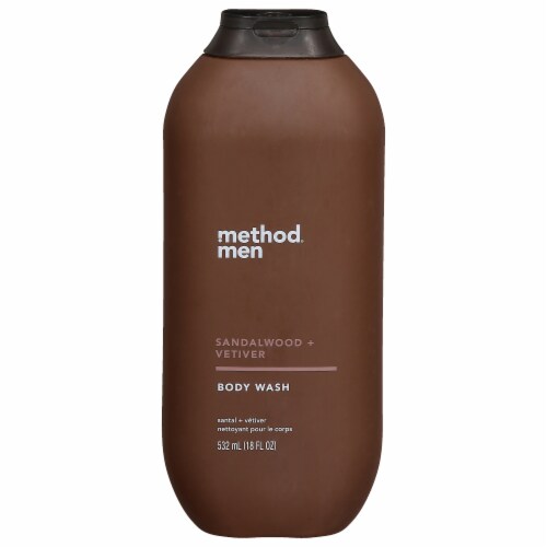 Method® Men Sandalwood + Vetiver Body Wash Perspective: front