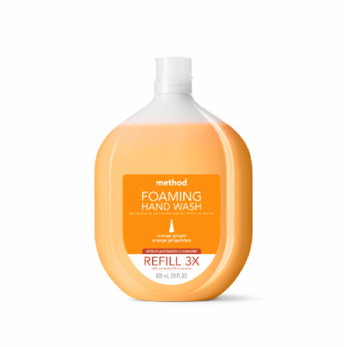 Method Orange Ginger Foaming Handwash Refill Perspective: front