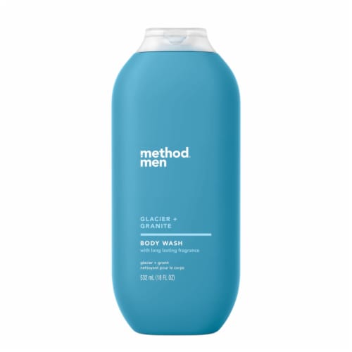 Method Body Wash, Glacier + Granite For Men, Made Without Parabens or Phthalates Perspective: front