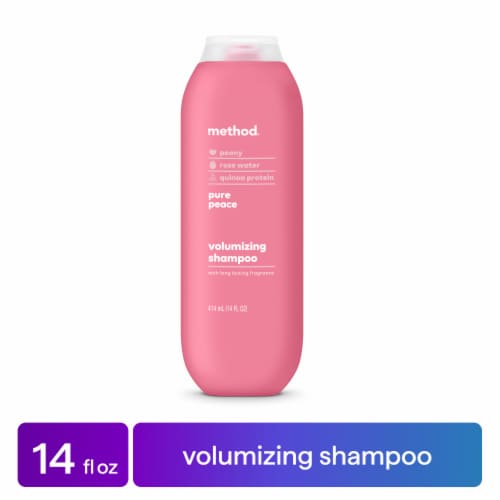 Method Volumizing Shampoo, Pure Peace, Made Without Parabens and Sulfates Perspective: front