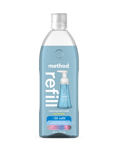 Method® Sea Minerals Foaming Hand Wash Refill Perspective: front