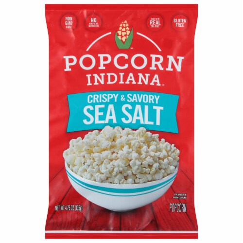 Popcorn Indiana Sea Salt Popcorn Perspective: front