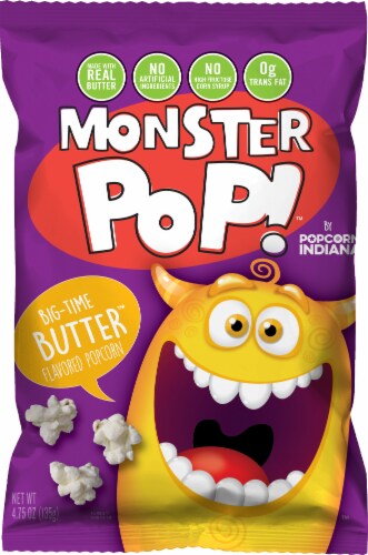 Monster Pop Big Time Butter Popcorn Perspective: front