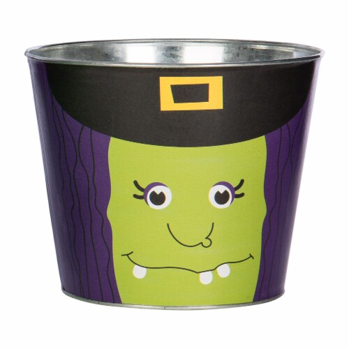 CBK Halloween Tin Pot Cover with Liner - Assorted Perspective: front