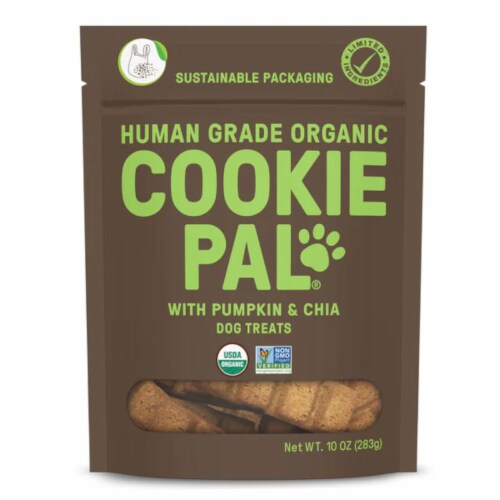Cookie Pal Pumpkin & Chai Dog Treats Perspective: front