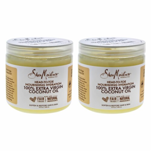 SHEA MOISTURE 100% Virgin Coconut Oil Head-To-Toe Nourishing Hydration (15oz)