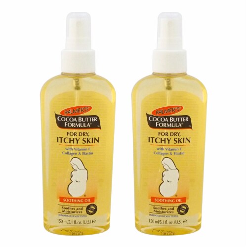 Palmers Cocoa Butter Formula Soothing Oil For Dry/Itchy Skin Pack of 2 5.1 oz Perspective: front