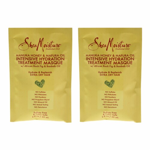 SHEA MOISTURE Manuka Honey & Mafura Oil Intensive Hydration Hair Masque Packet (2oz) SHEA MOISTURE Manuka Honey & Mafura Oil Intensive Hydration Hair Masque Packet (2oz)