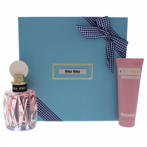 Miu Miu Miu Miu LEau Rosee 3.4 oz EDT Spray, 2.5oz Hand Cream 2 Pc Gift ...