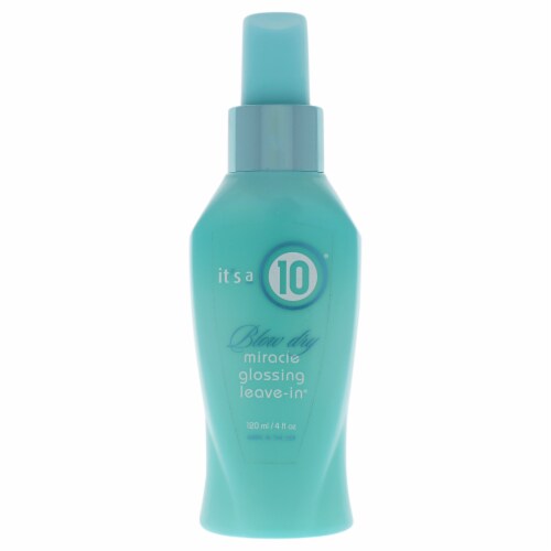 It's A 10 Miracle Blow Dry Glossing LeaveIn Treatment 4 oz Perspective: front