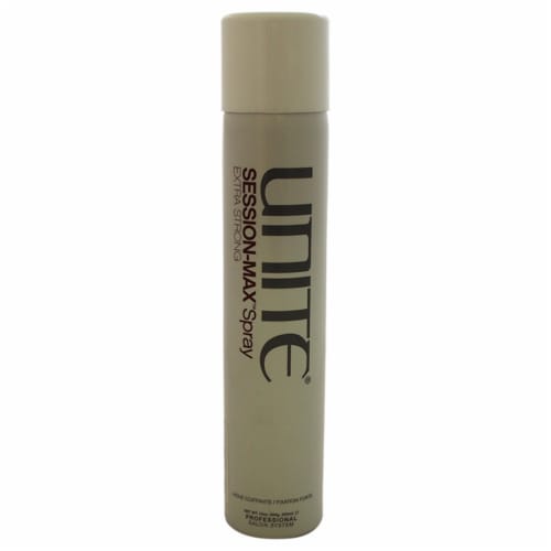 Session-Max Spray Extra Strong by Unite for Unisex - 10 oz Hairspray Perspective: front