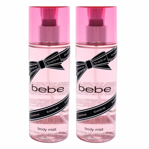 Bebe Bebe Silver Pack Of 2 Body Mist 8 4 Oz 8 4 Oz Qfc
