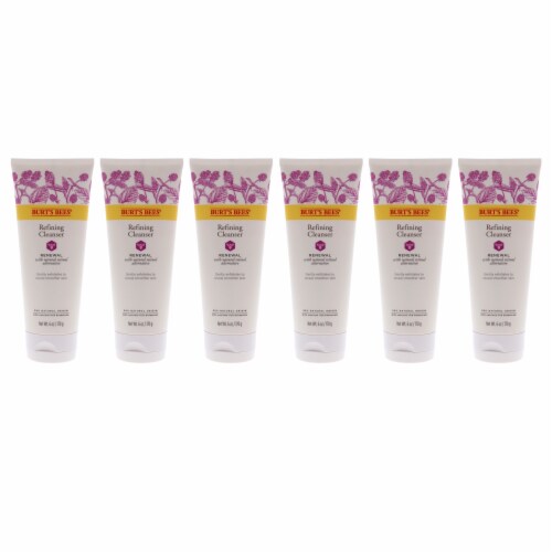 Renewal Refining Cleanser by Burts Bees for Unisex - 6 oz Cleanser - Pack of 6 Perspective: front