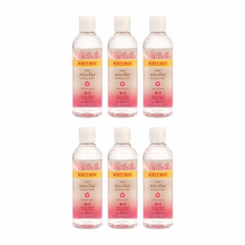 Burt's Bees Rose Micellar Toning Water  Pack of 6 Toner 8 oz Perspective: front