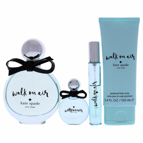 Walk On Air by Kate Spade for Women-4 Pc Gift Set-EDP Sprays, Mini Splash,  Body Cream, 4 Pc Gift Set - Baker's