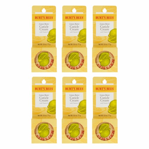 Burt's Bees Lemon Butter Cuticle Cream  Pack of 6 0.6 oz Perspective: front