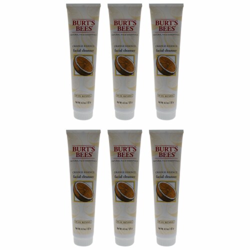 Burt's Bees Orange Essence Facial Cleanser  Pack of 6 4.3 oz Perspective: front