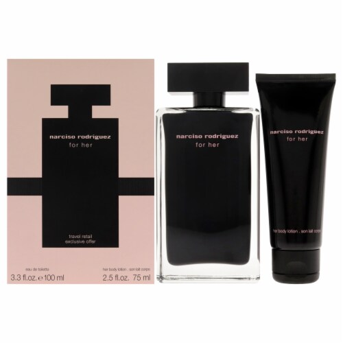 Narciso Rodriguez Narciso Rodriguez 3.3oz EDT Spray, 2.5oz Body Lotion 2 Pc Gift Set Perspective: front