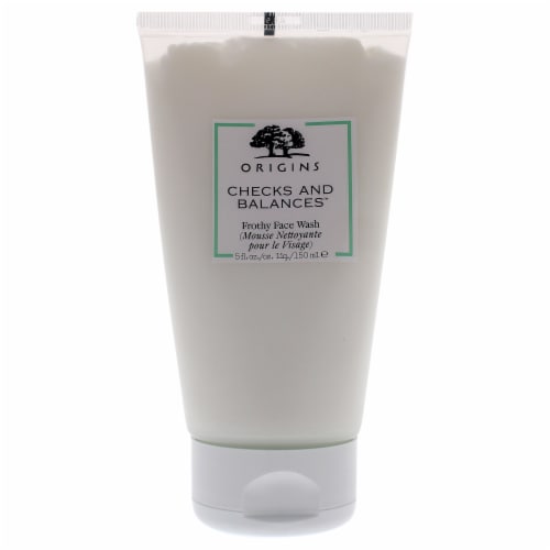 Origins Checks and Balances Frothy Face Wash Cleanser 5 oz Perspective: front