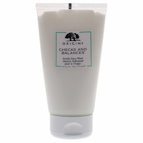 Origins Checks and Balances Frothy Face Wash Cleanser 5 oz Perspective: front