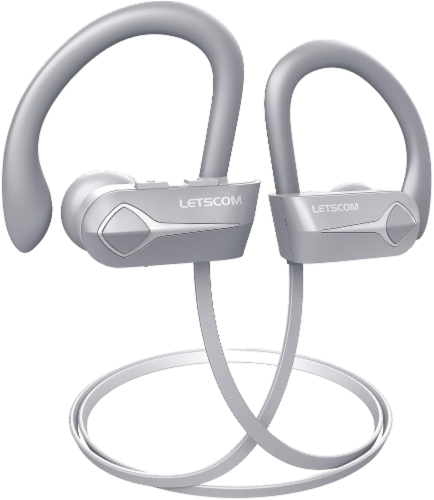Letsfit U8L Bluetooth Headphones - Gray Perspective: front