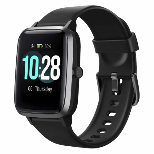 Letsfit ID205L Smartwatch Heart Rate & Activity Monitor - Black Perspective: front